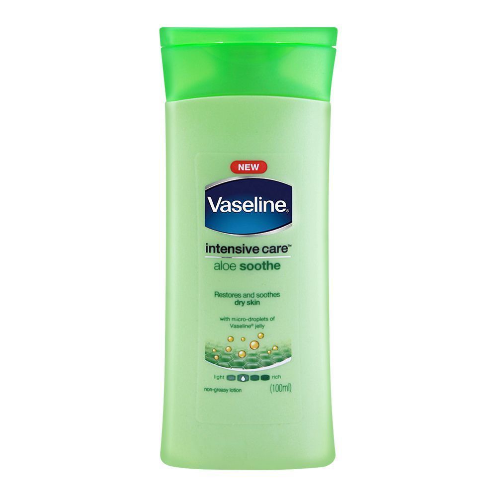 Vaseline Intensive Care Aloe Restores and Soothes Dry Skin 100ml