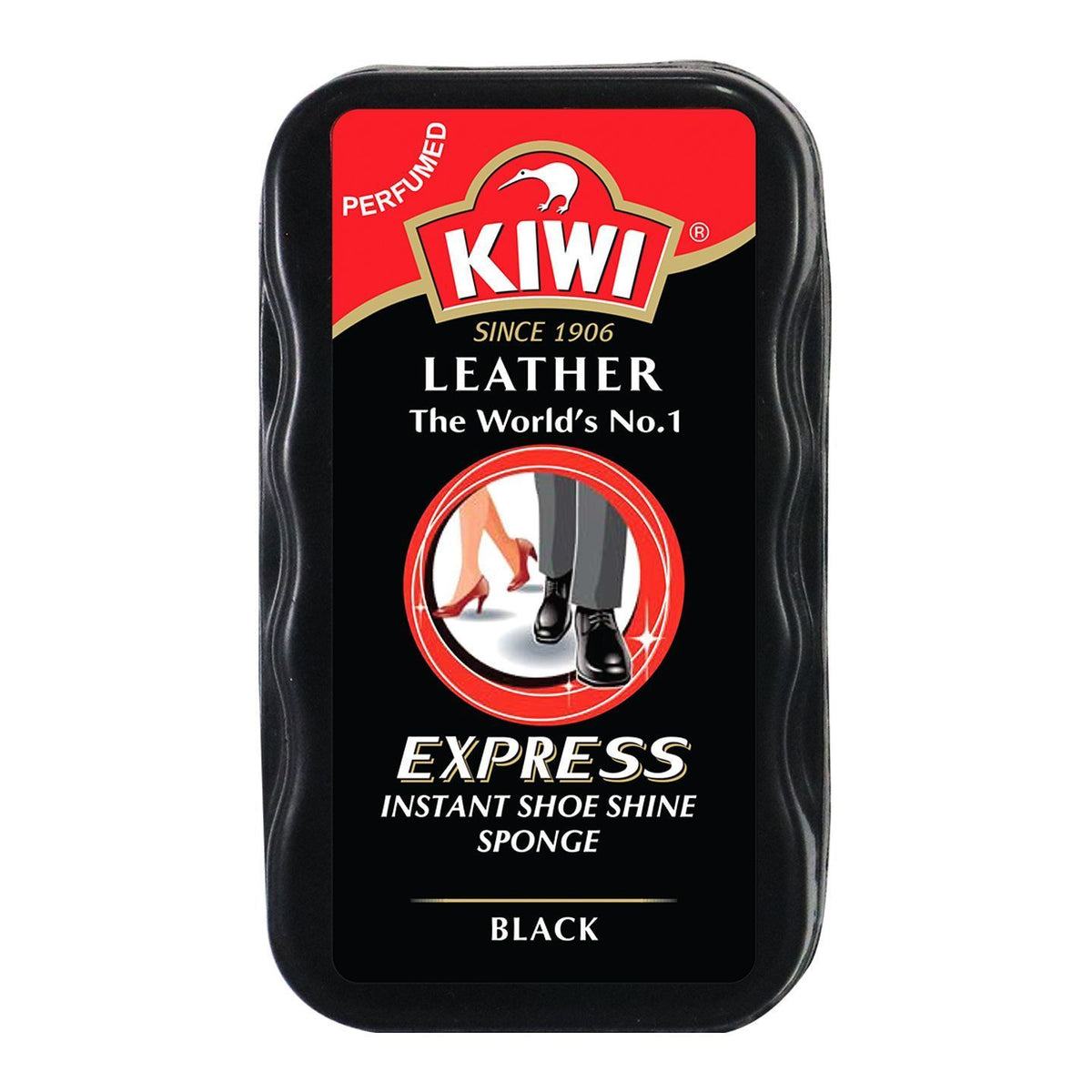 Kiwi Express Instant Shoe Shine Sponge Black 1 Unit