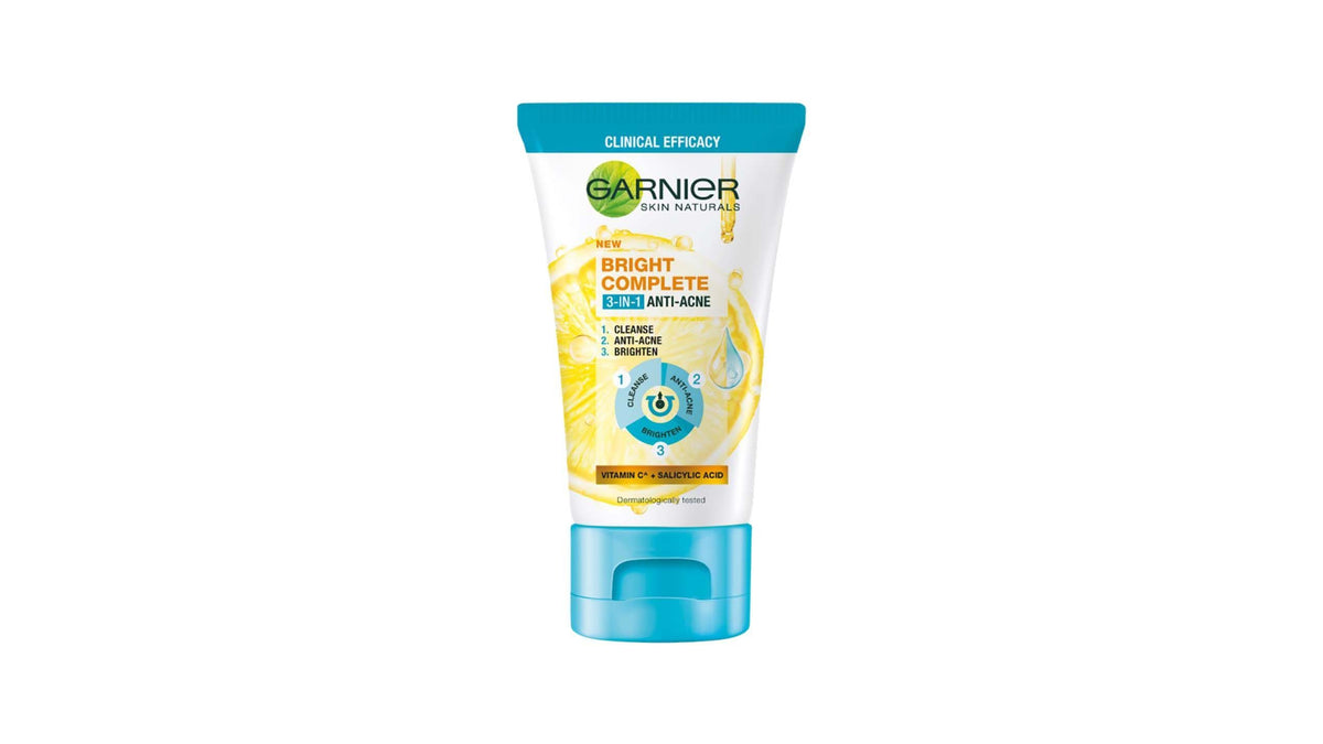 Garnier Bright Complete 3in1 Anti-Acne Foam 100ml