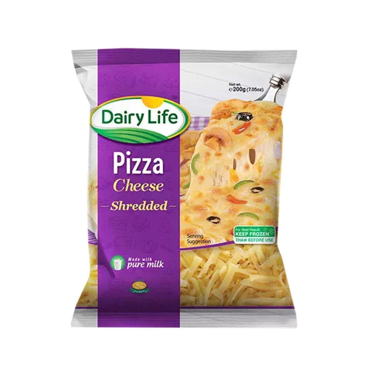 Dairy Life Cheddar Topping Shredded 200g