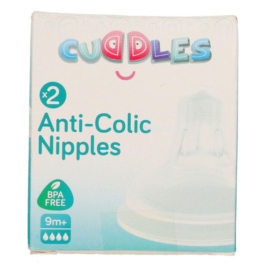 Cuddles Nipples 9m+ Pack 2 Pieces
