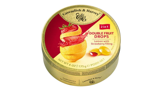 Cavendish & Harvey 2-in-1 Lemon with Strawberry Filling 175g