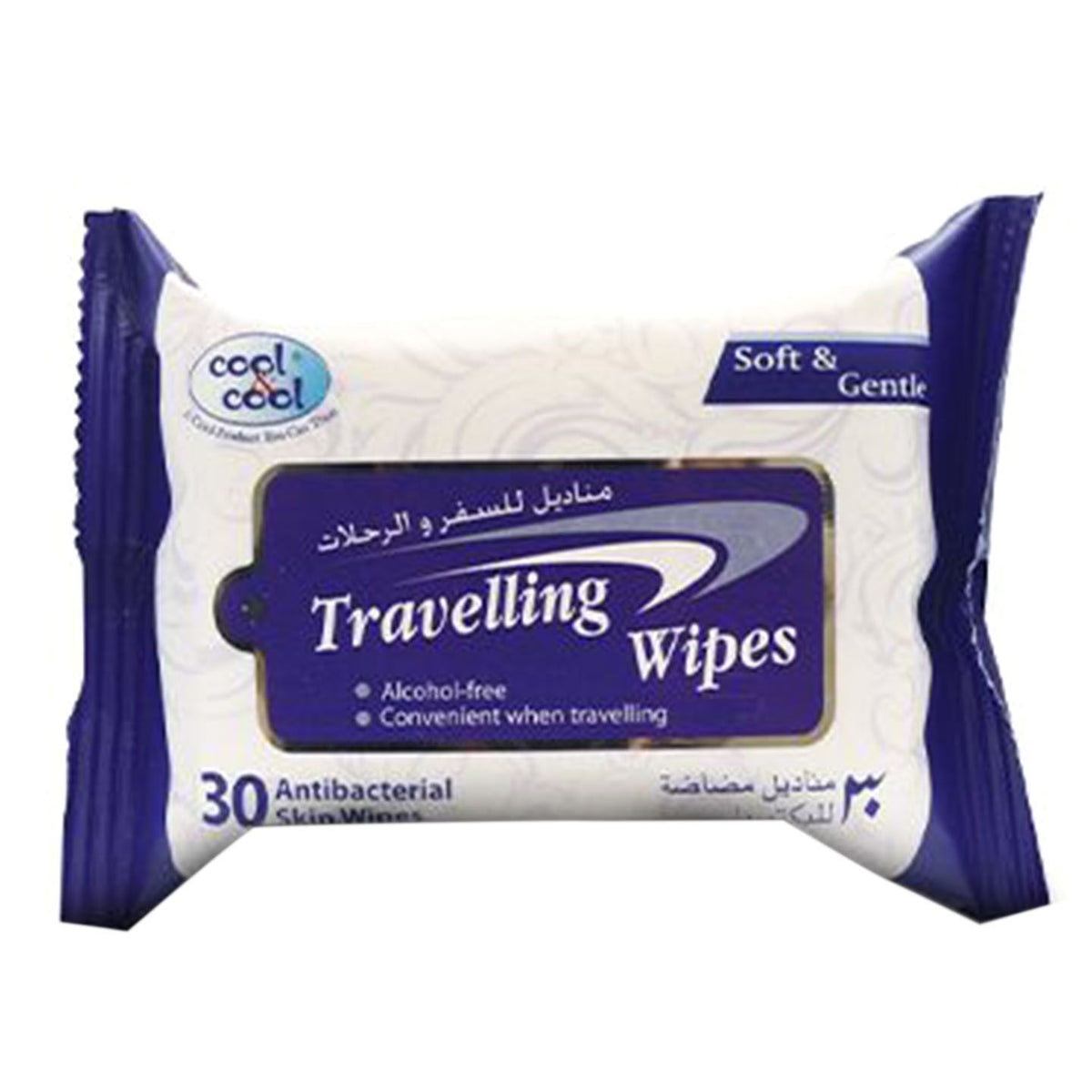 Cool & Cool Travelling Wipes 30 Piece Pack