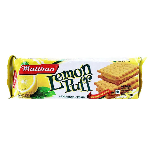 Maliban Biscuits Lemon Puff Imported 200g