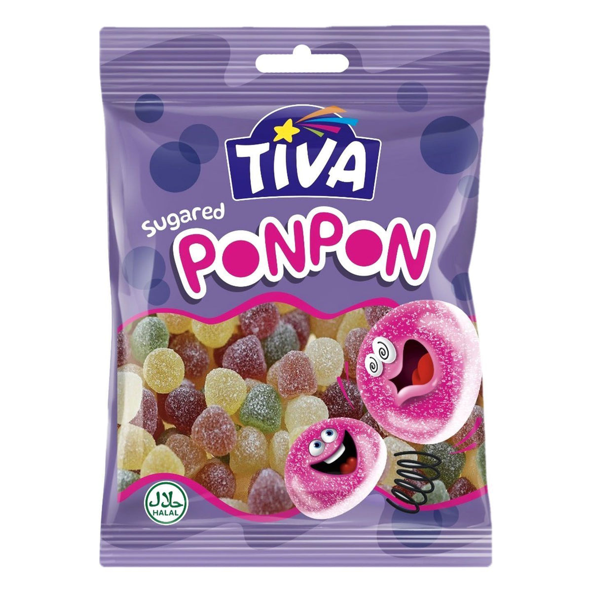 Tiva Sugared Ponpon Jelly 80g