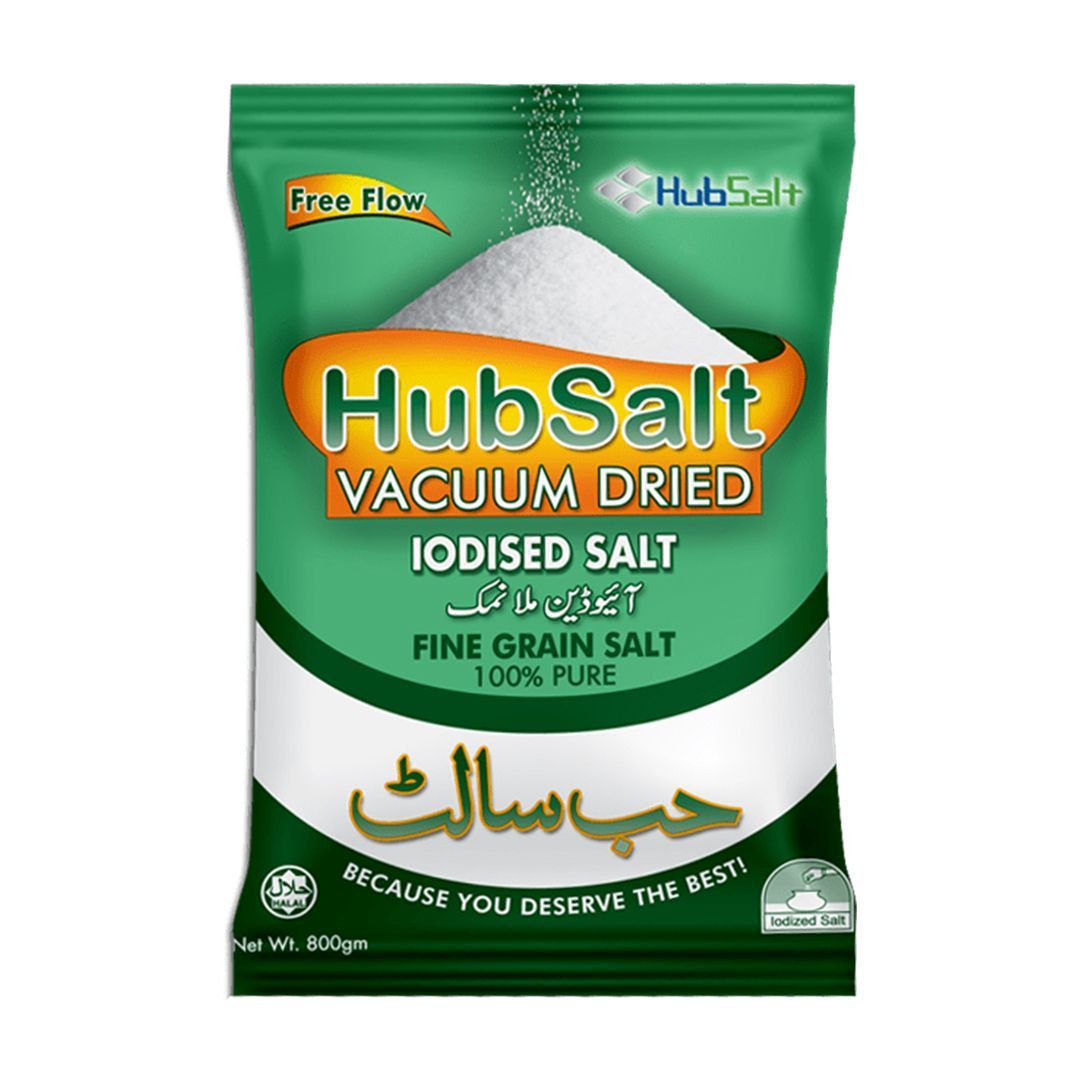 Hubsalt Danedar Double Refined Salt Pouch 800g