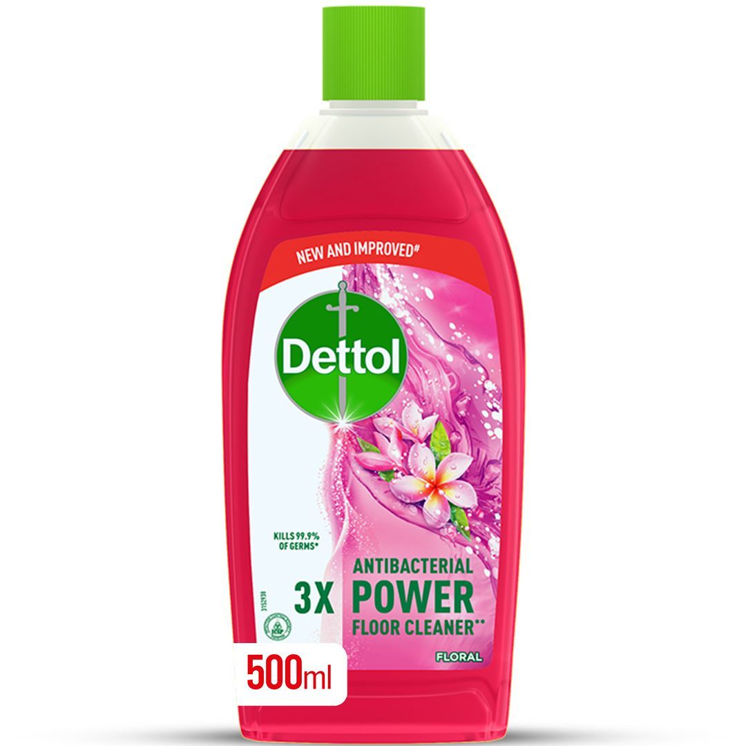 Dettol Antibacterial Power Floor Cleaner Floral 500ml