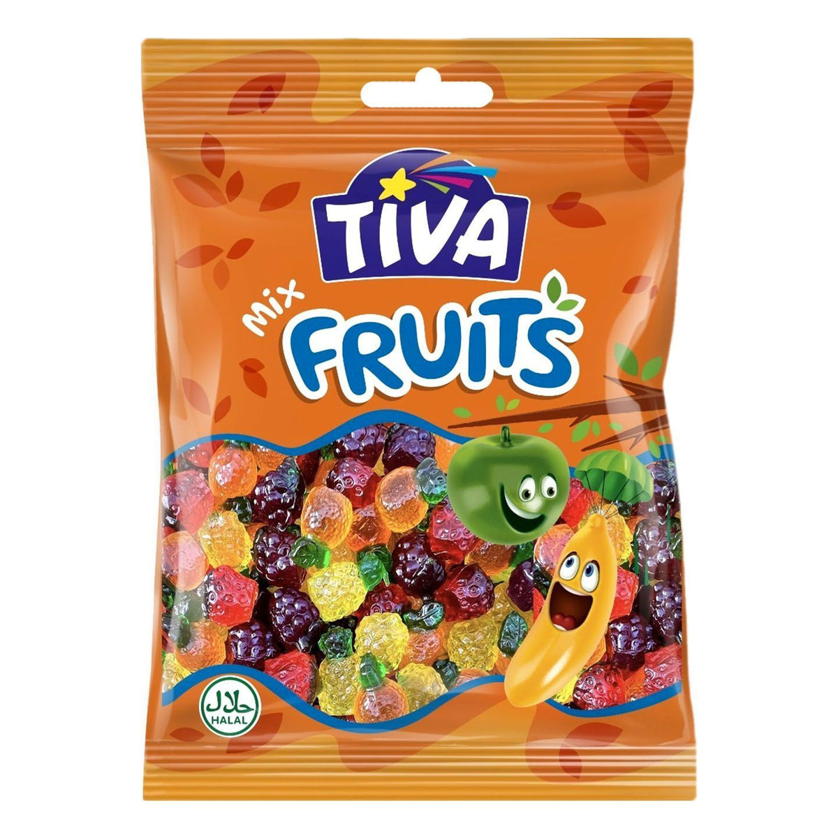 Tiva Mix Fruits Jelly 80g