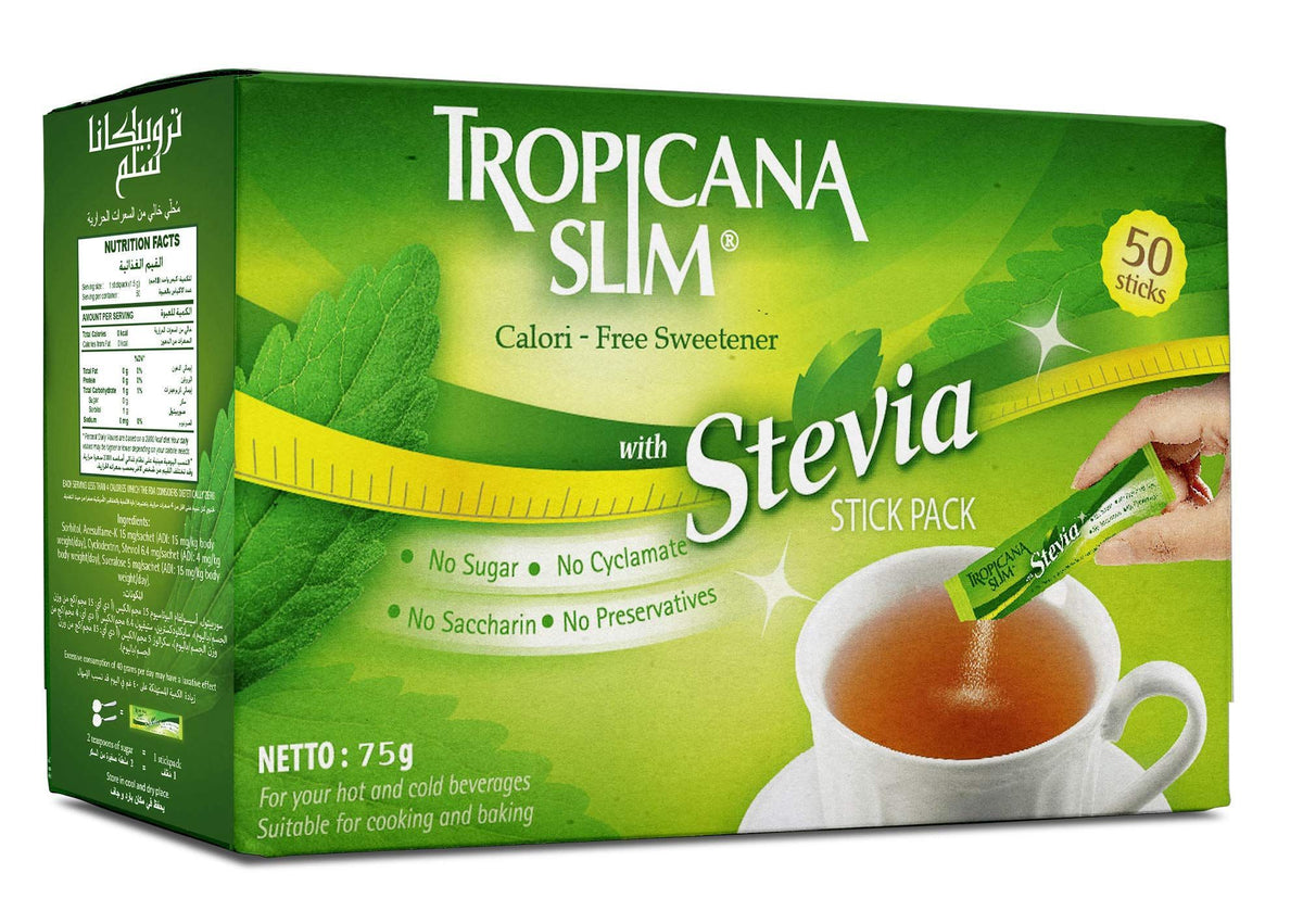Tropicana Slim Stevia Diet Sticks 75g