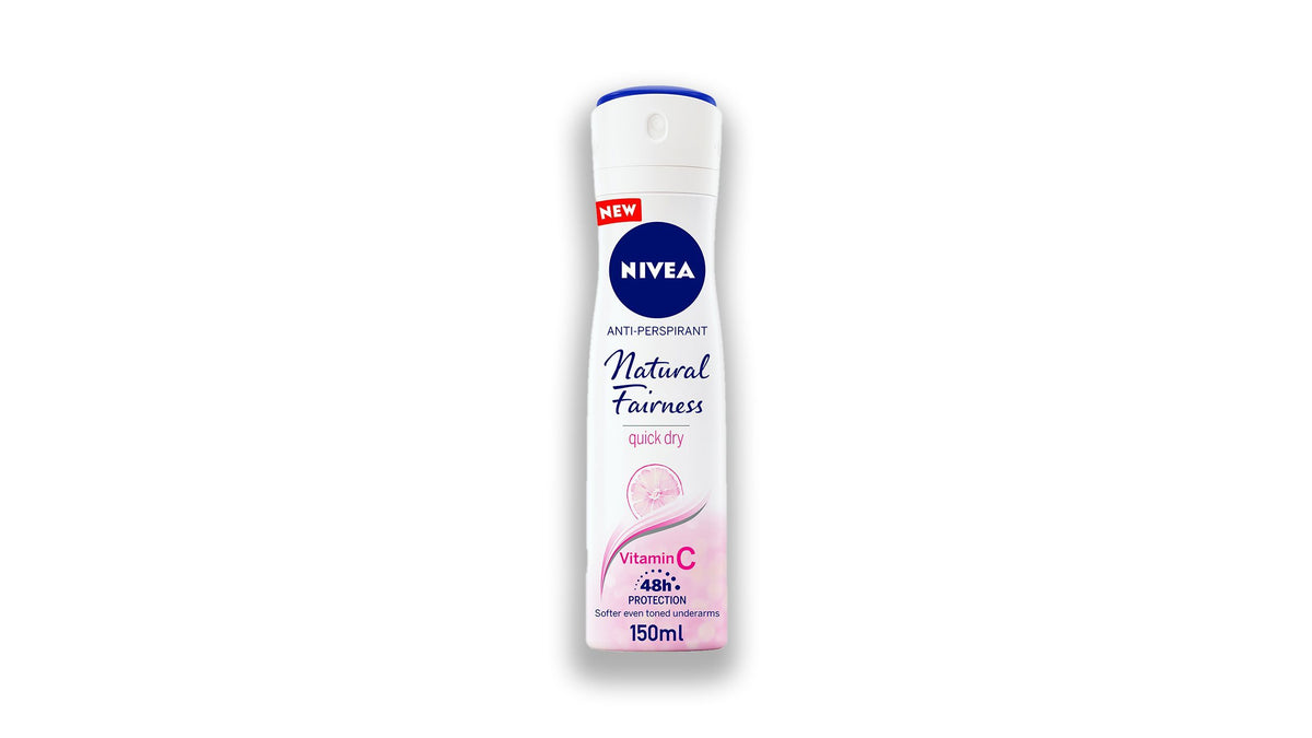 Nivea Natural Fairness, Antiperspirant for Women, Spray 150ml