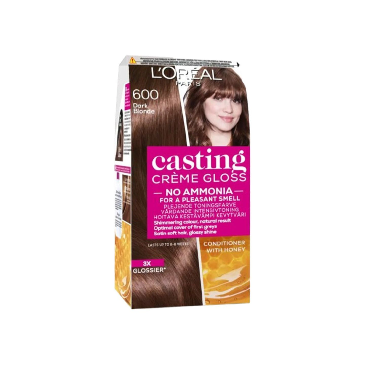 L'Oreal Paris Casting Creme Gloss Hair Color (600 Dark Blonde) 1 Unit