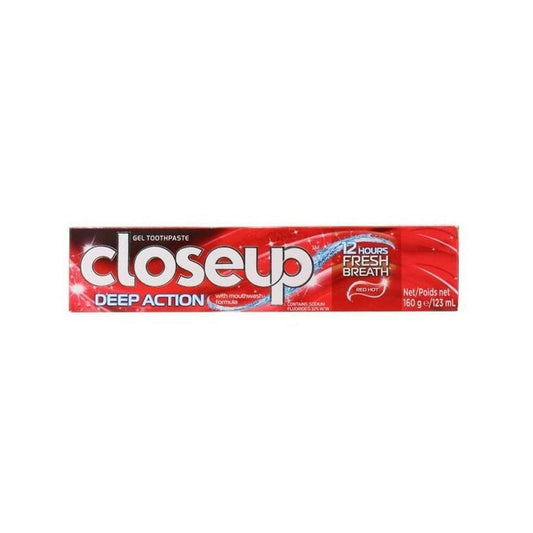 Closeup Toothpaste Deep Action Red Hot 160g
