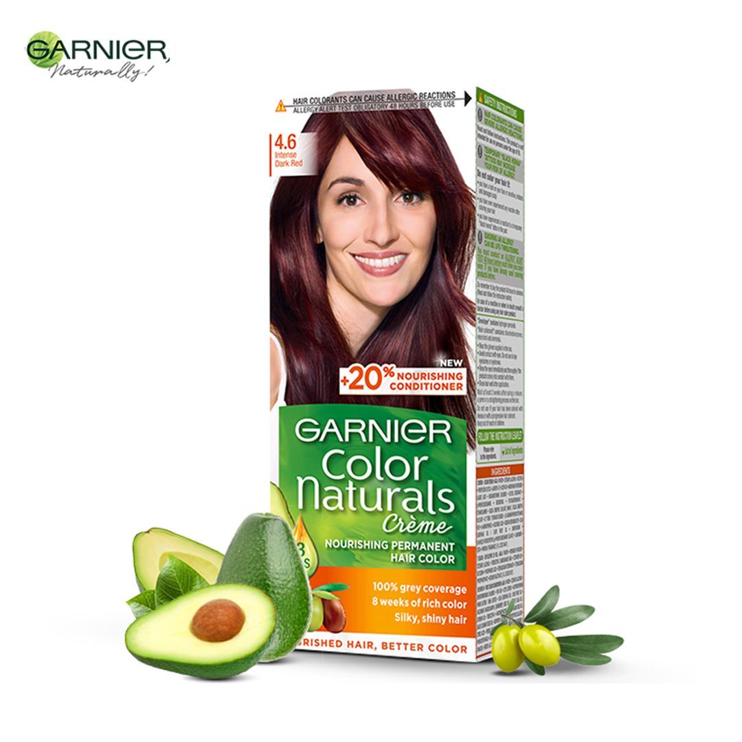 Garnier Color Naturals Intense Dark Red Hair Color No 4.6 1 Box