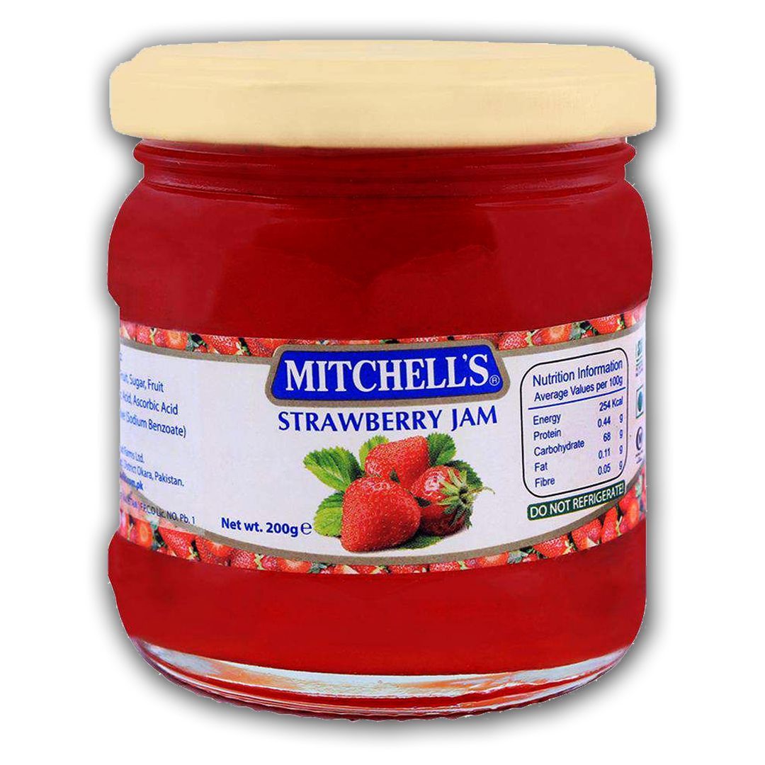 Mitchell's Strawberry Jelly 200g