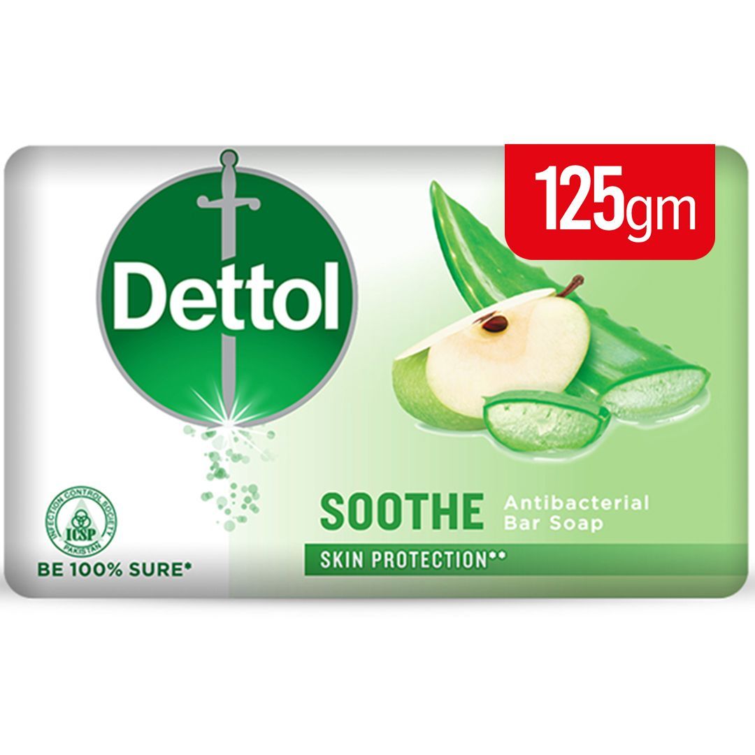Dettol Soothe Antibacterial Soap 125g