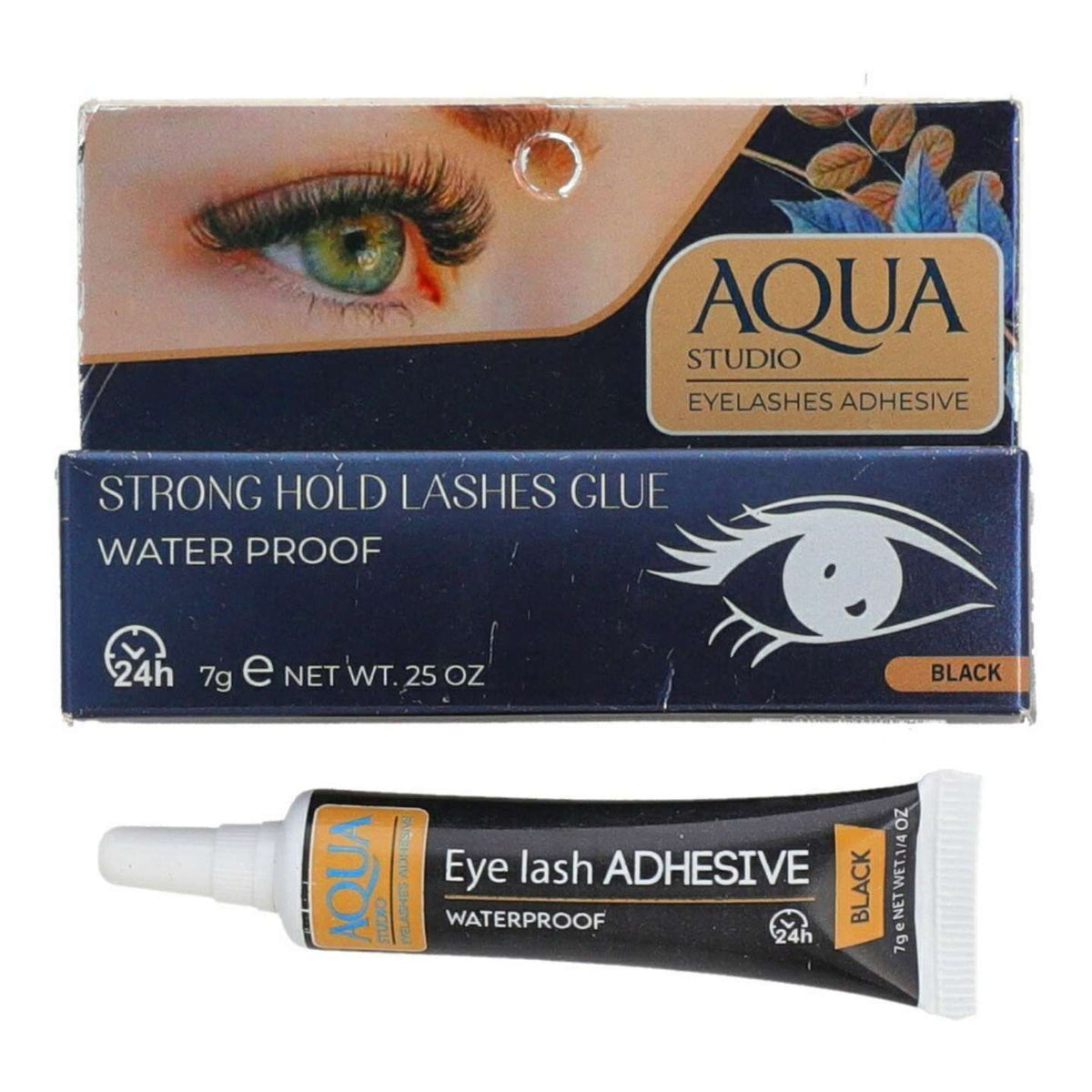 Aqua Studio Eyelashes Adhesive Water Proof Black 7g