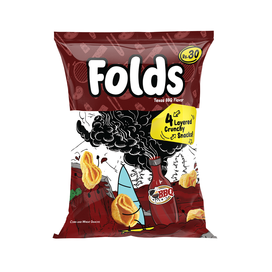 Folds BBQ Snacks 21g