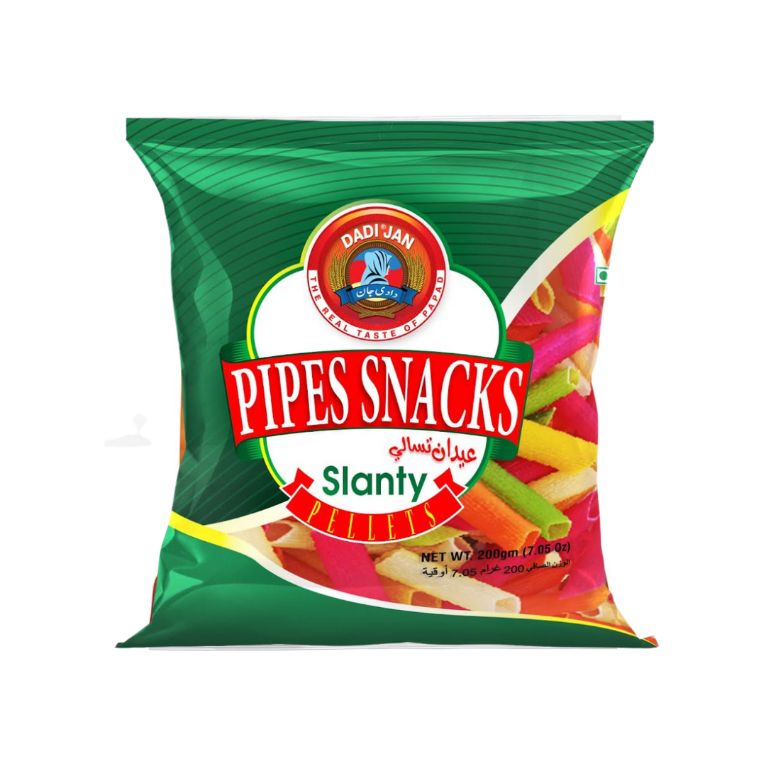 Dadi Jan Pipes Snacks Slanty 200g