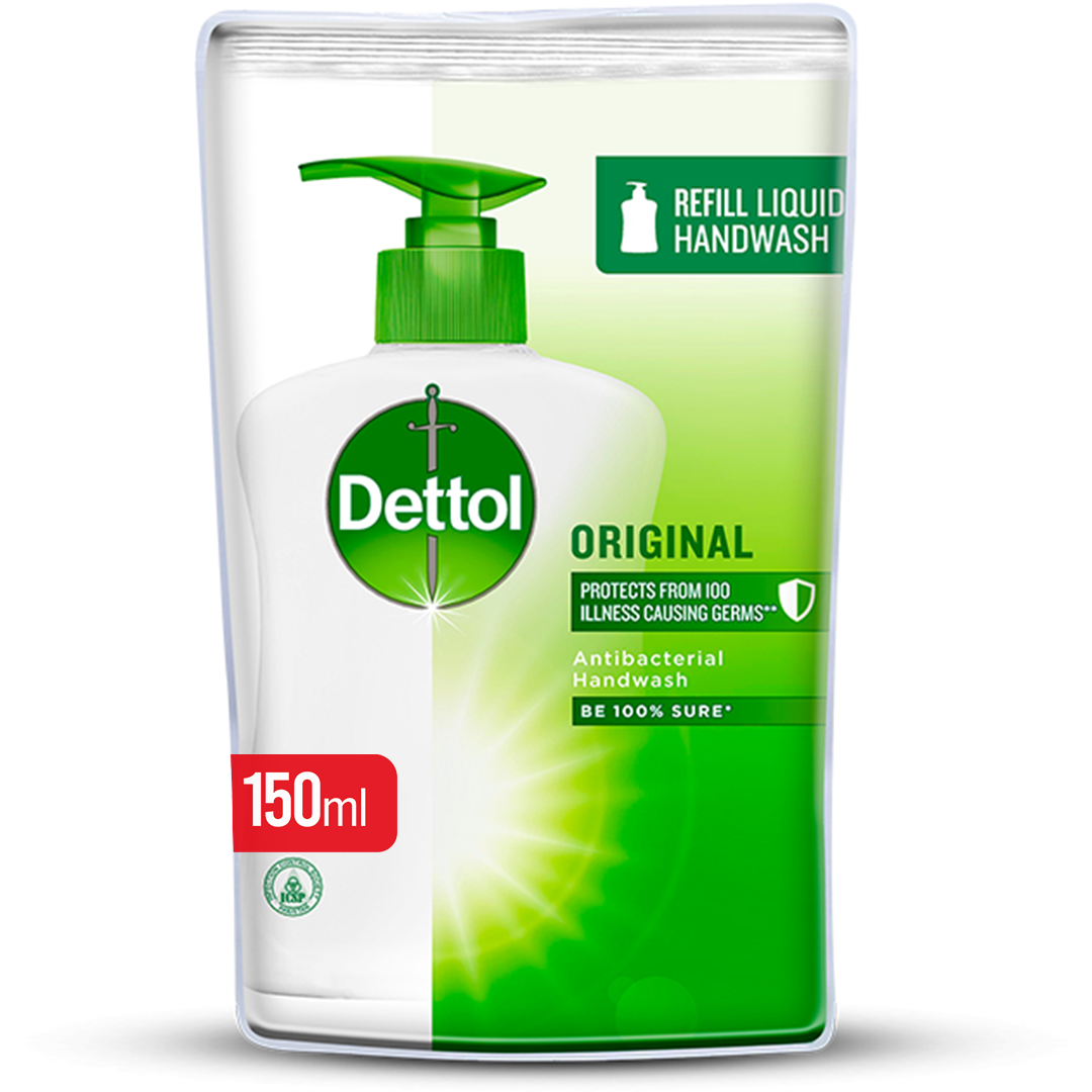 Dettol Liquid Hand Wash Original Pouch 150ml