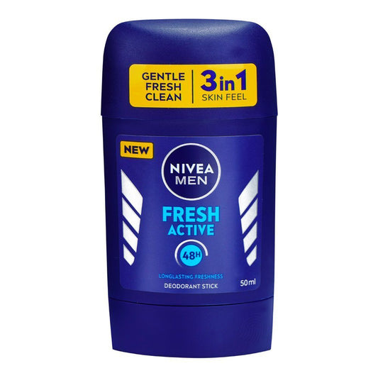 Nivea Men 48H Fresh Active Long Lasting Freshness Deodorant Stick 50ml