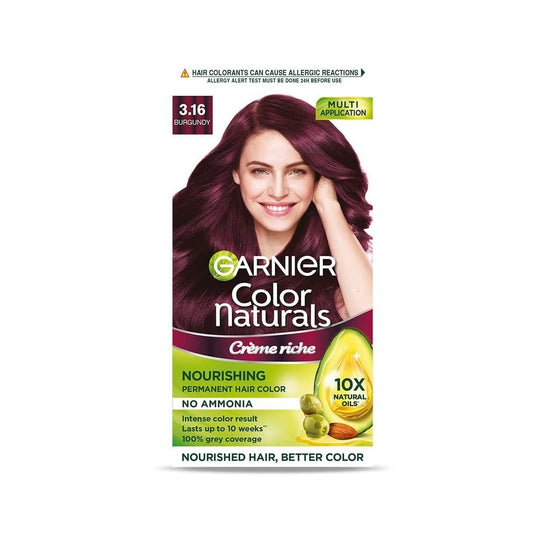 Garnier Color Natural Permanent Hair Colour Natural Burgundy 1 Packet