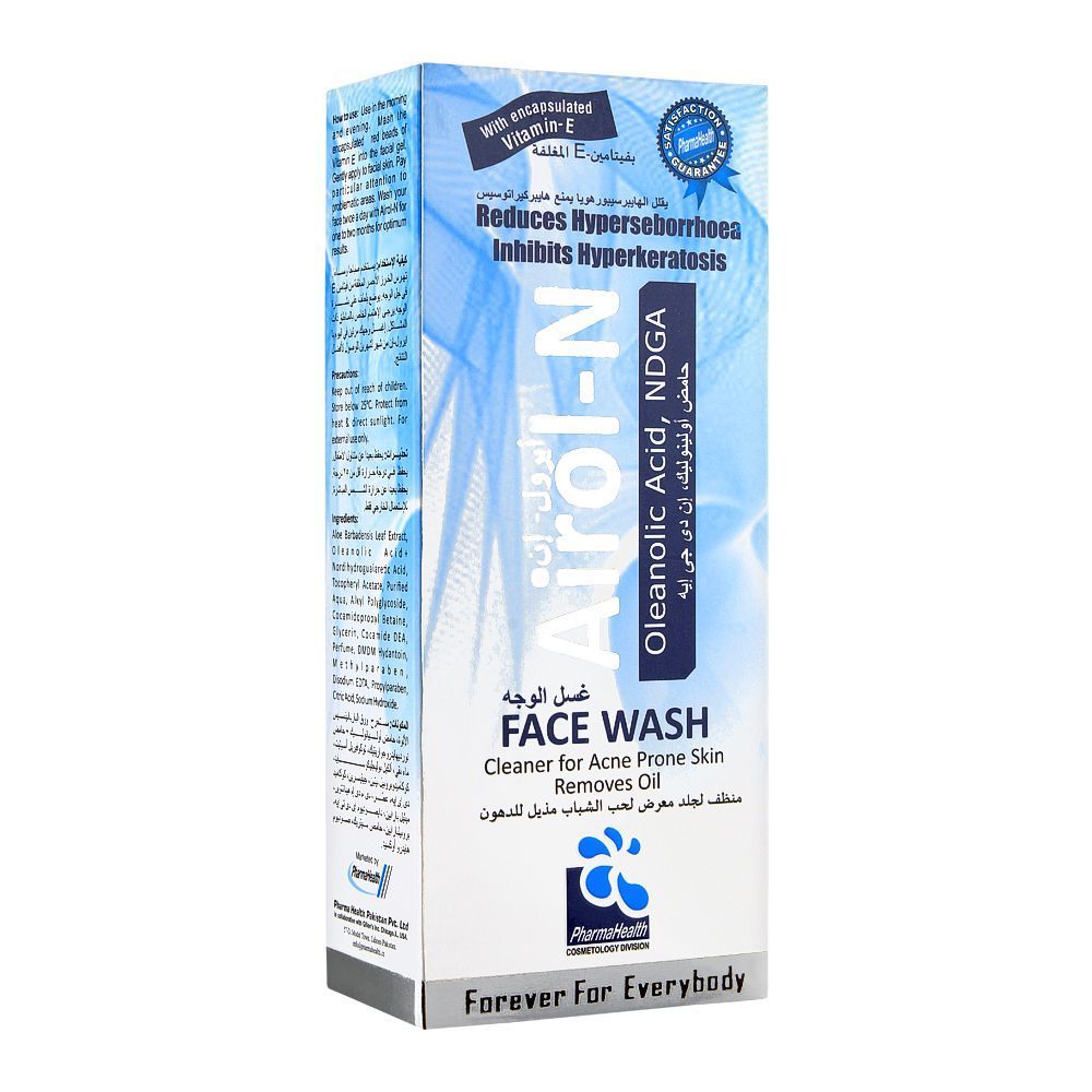 Airol-N Face Wash Clear for Acne Prone Skin 60ml
