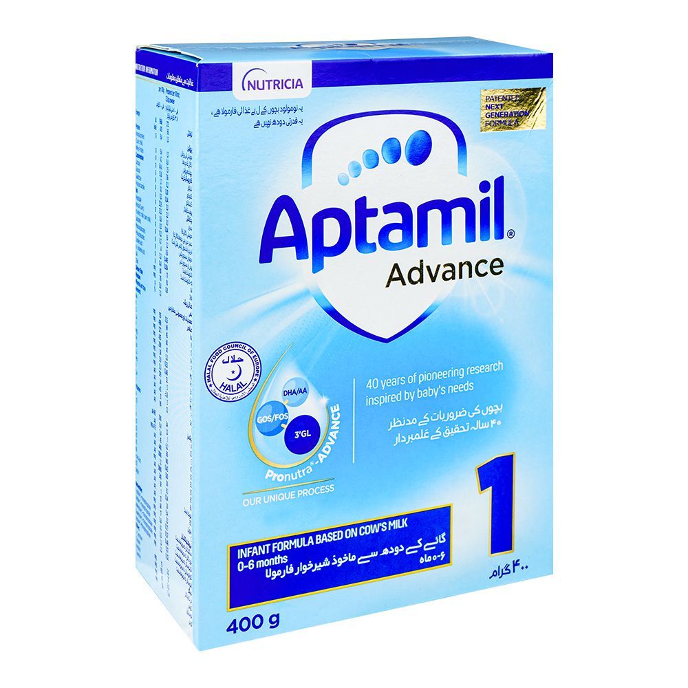 Aptamil Advance No. 1 Infant Formula 0-6 Months 400g