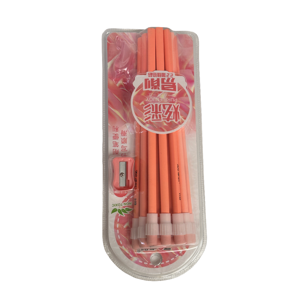 Black Wooden Pencils Pack of 10