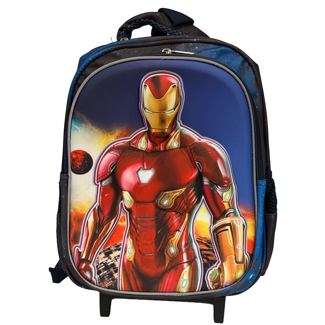 Boys Wheeled School Backpack Large