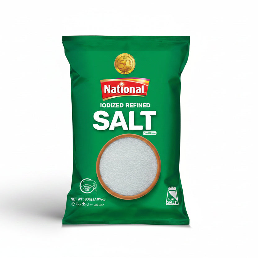 National Iodized Refined Salt 800g