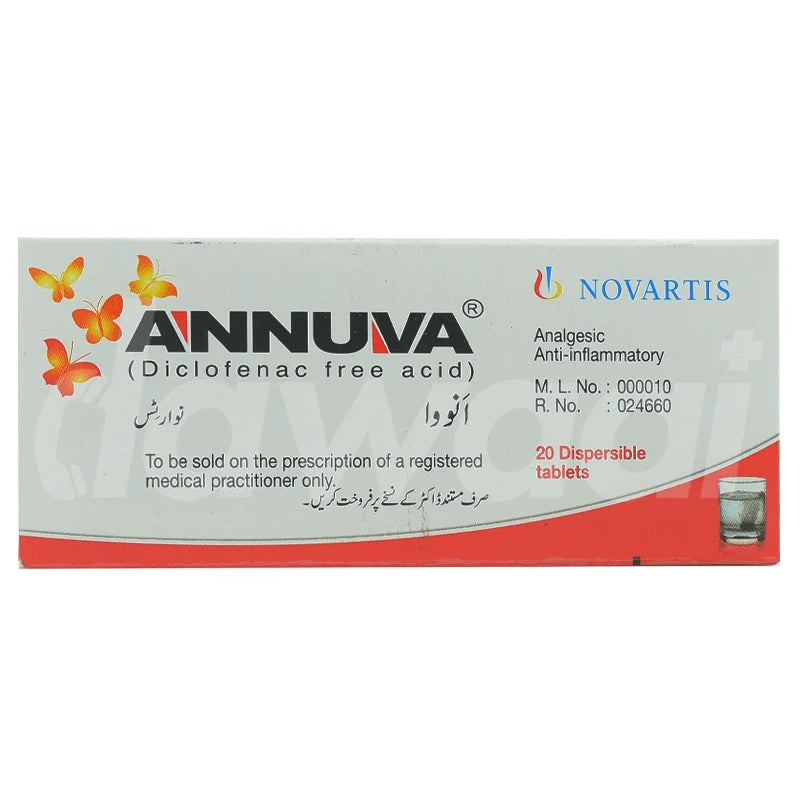 Annuva 50mg Tablets (10x2)