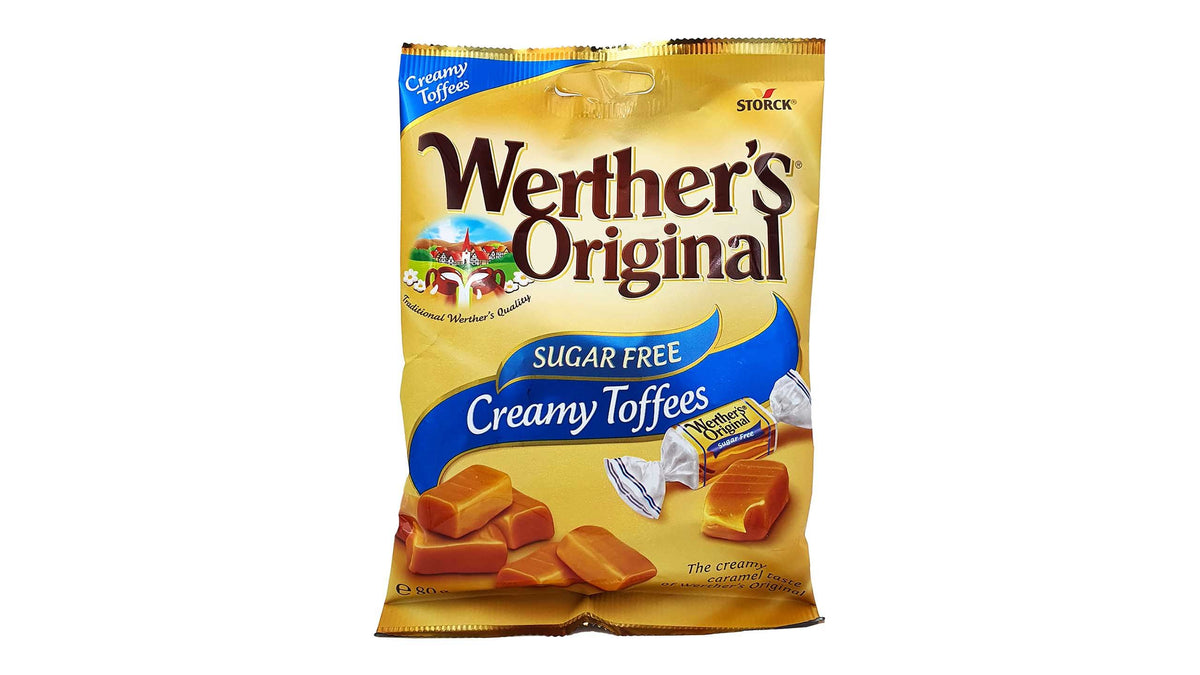 Werther's Original Storck Sugar Free Creamy Toffees 80g