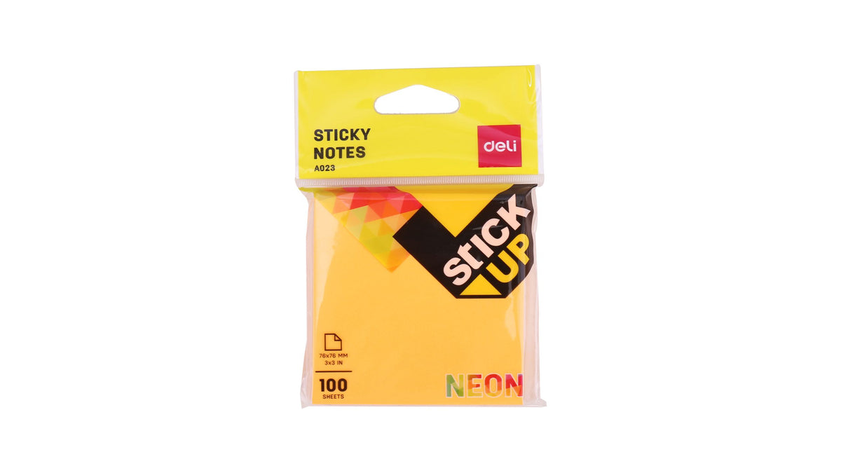 Deli Sticky Note 1 Color (3 Inches x 3 Inches) 100 Sheets
